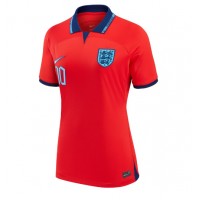 Camisa de time de futebol Inglaterra Raheem Sterling #10 Replicas 2º Equipamento Feminina Mundo 2022 Manga Curta